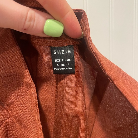 Linen wide leg trouser - Picture 2 of 2